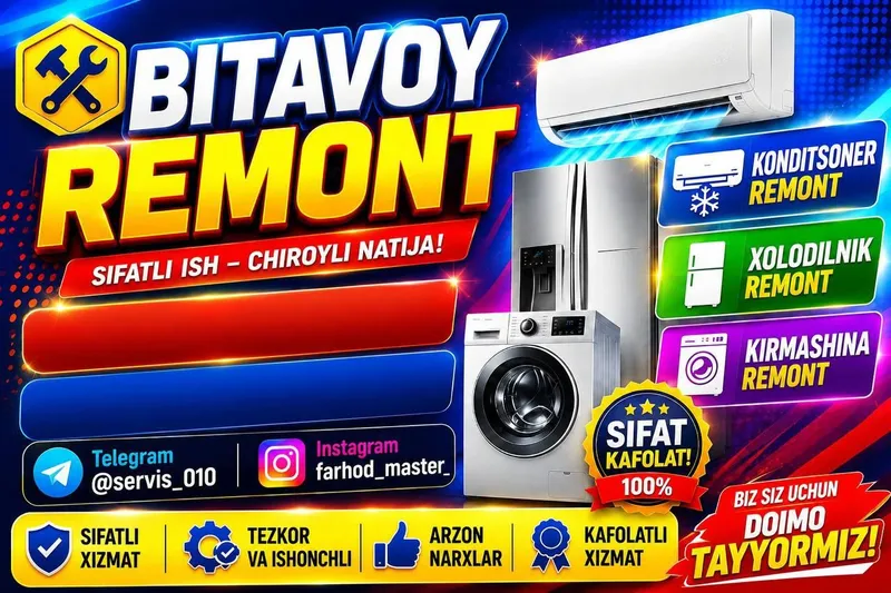 Remont holodilnik,haladilnik,muzlatgiz tamirlash,Remont marazilnik