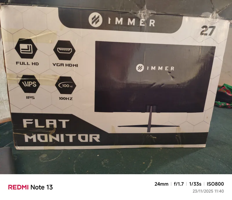 FLAT manitor 27 diyumli FULL HD