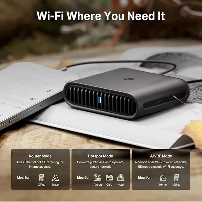 TPLink TL-WR3002X AX3000 WiFi 6 Travel VPN Router — фото 7