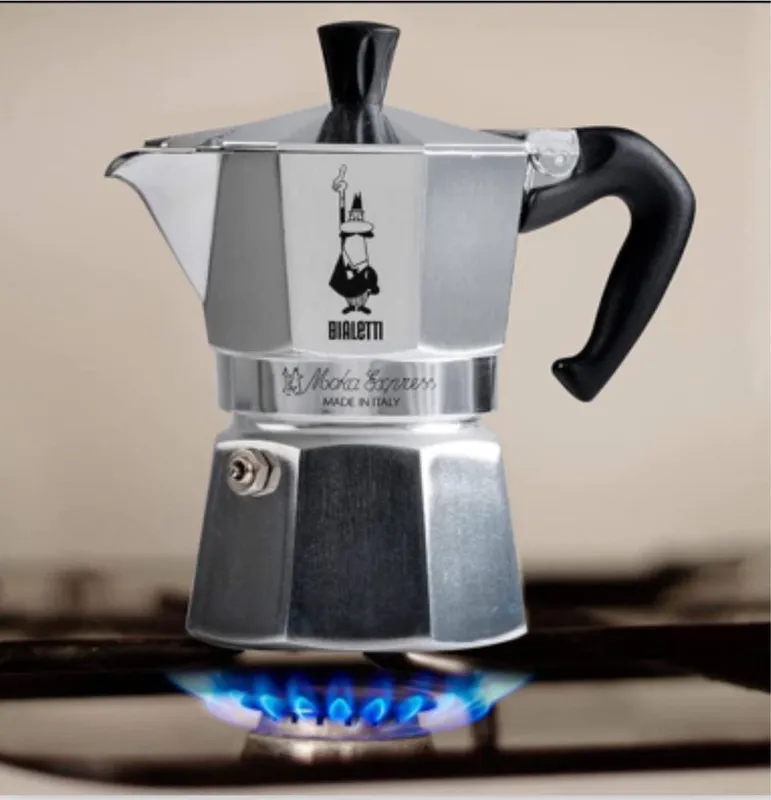 Гейзерная кофеварка Bialetti made in italy 3 чашка — фото 5
