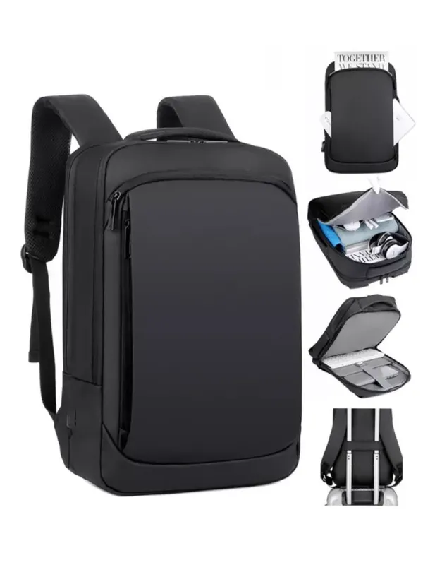 Shahar sayohati uchun USB portli noutbuk ryukzaki — фото 3