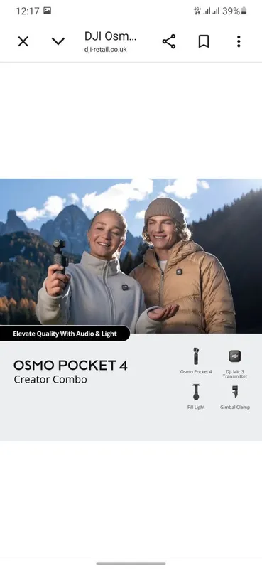 Dji Osmo Pocket 4 Creator Combo 5 Dji Osmo Pocket 4 Creator Combo 5