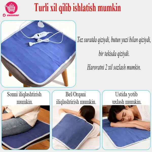 Aqlli Oyoq Massajeri – Isitish + Massaj