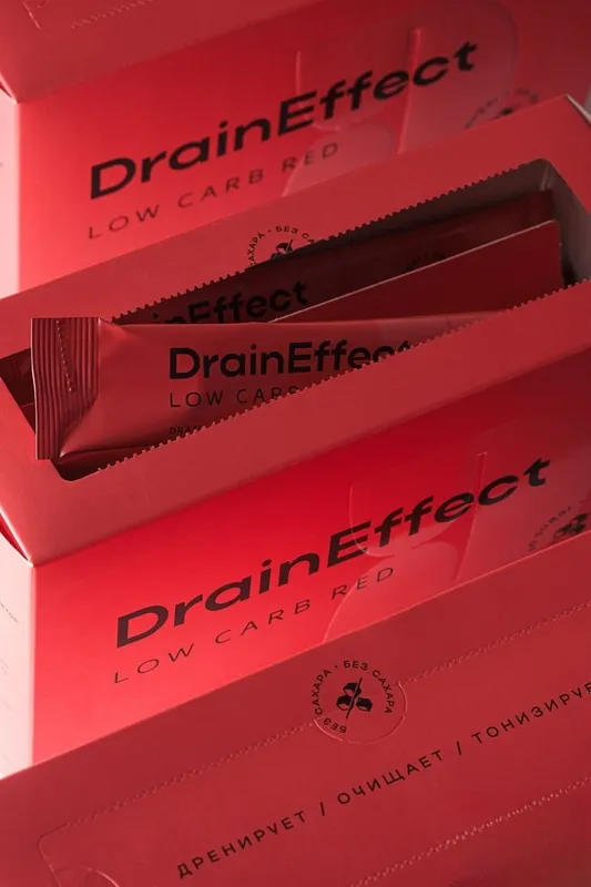 Напиток от отеков DrainEffect Red – со вкусом граната, 3 Напиток от отеков DrainEffect Red – со вкусом граната, 3