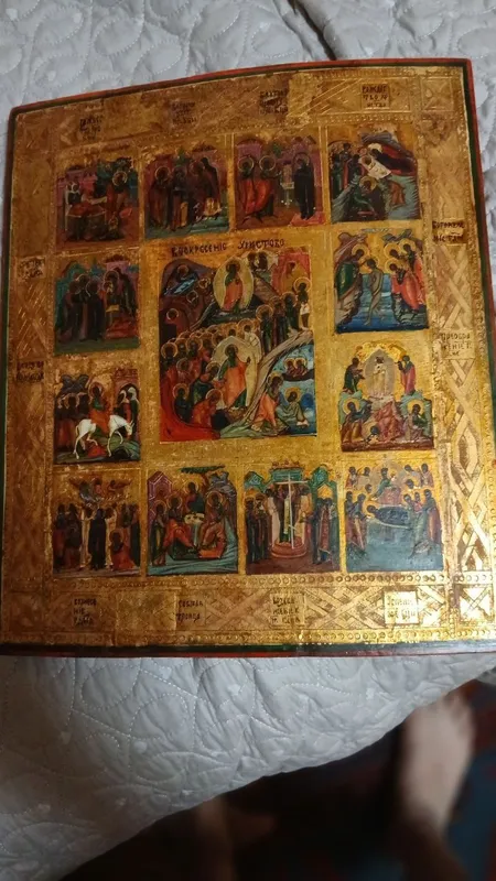 Старинная Икона 19 в