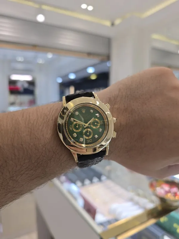Модные и яркие Rolex в зелёном циферблате и большим диаметров — фото 5 Модные и яркие Rolex в зелёном циферблате и большим диаметров — фото 5