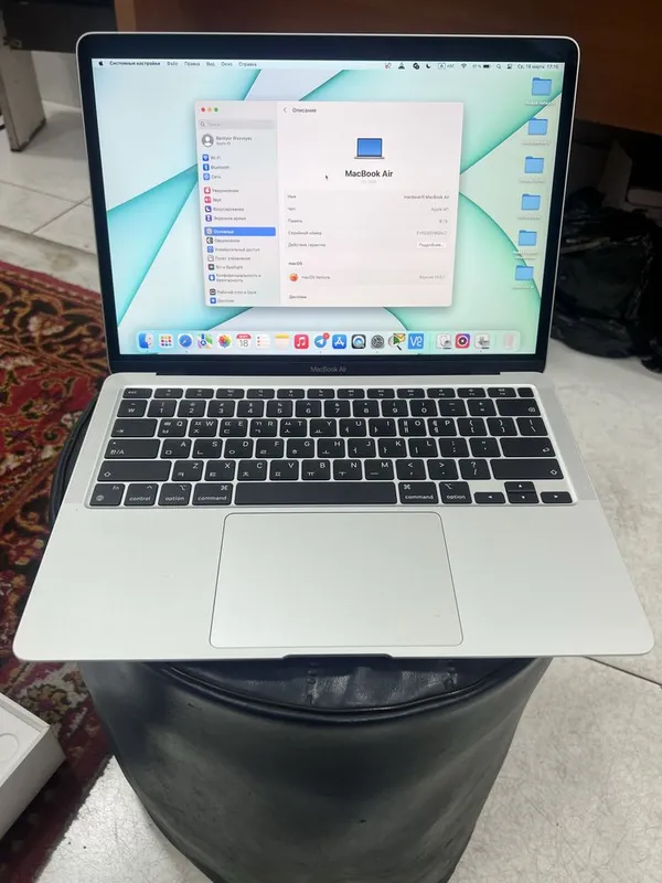 Macbook M1 sotiladi holati ideal bir qoʻl 1 Macbook M1 sotiladi holati ideal bir qoʻl 1