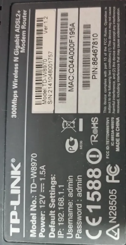 Модем роутер Tp-link TD -W8970 — фото 2