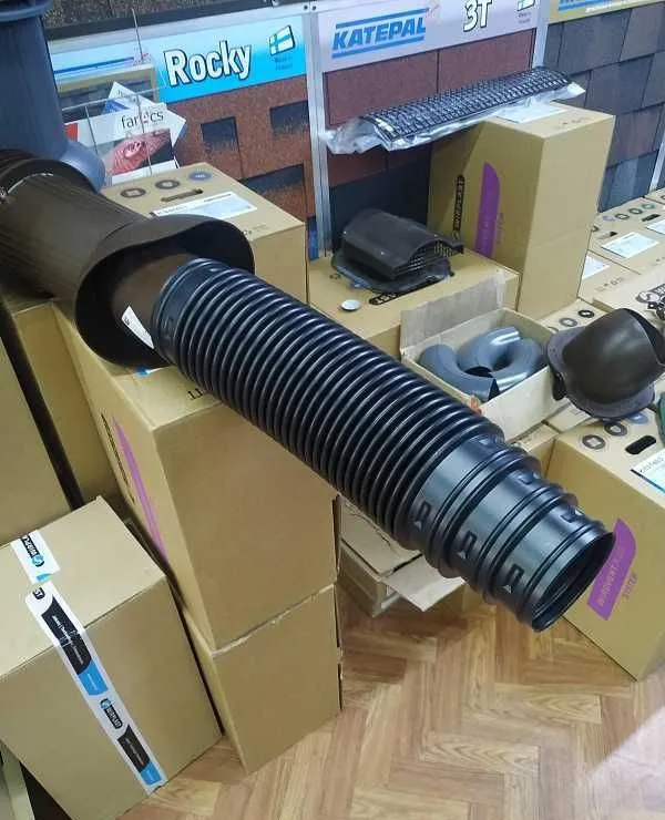 WIRPLAST RUROFLEX egiluvchan adapteri, 520 mm gofra 1 WIRPLAST RUROFLEX egiluvchan adapteri, 520 mm gofra 1