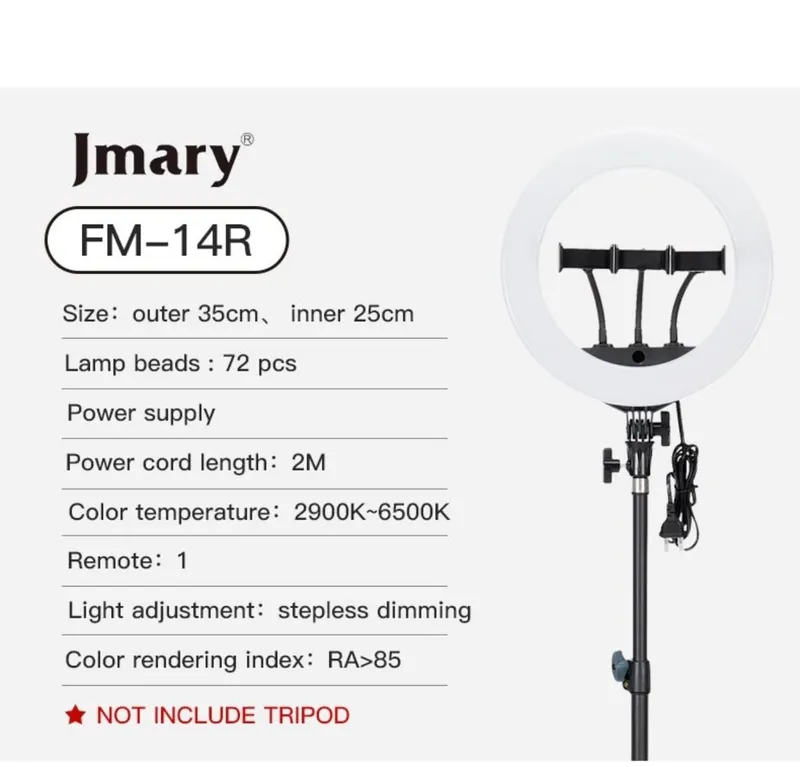 Orginal Jmary Ring Light Lampalari va Tripodlaryam kelgan (Optom) — фото 6