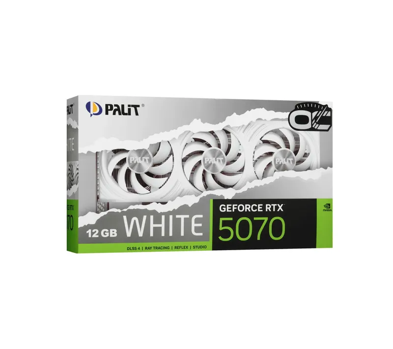 - Видеокарта Palit RTX 5070 White OC 12GB (NE75070U19K9-GB2050W) 4 - Видеокарта Palit RTX 5070 White OC 12GB (NE75070U19K9-GB2050W) 4