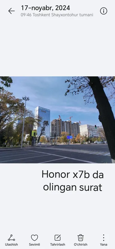 HONOR X7b ideal holatta 256 GB 108MP kamera — фото 7