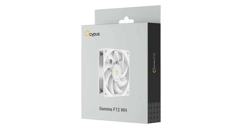 \ Вентилятор для корпуса Ocypus Gamma F12 WH 2 \ Вентилятор для корпуса Ocypus Gamma F12 WH 2
