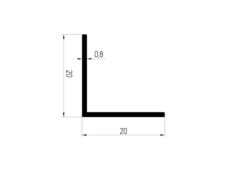 Ugolok Alumin 15/15 20/20: Alyuminiyeviy 15x15mm Zashitniy G-Profil! — фото 6