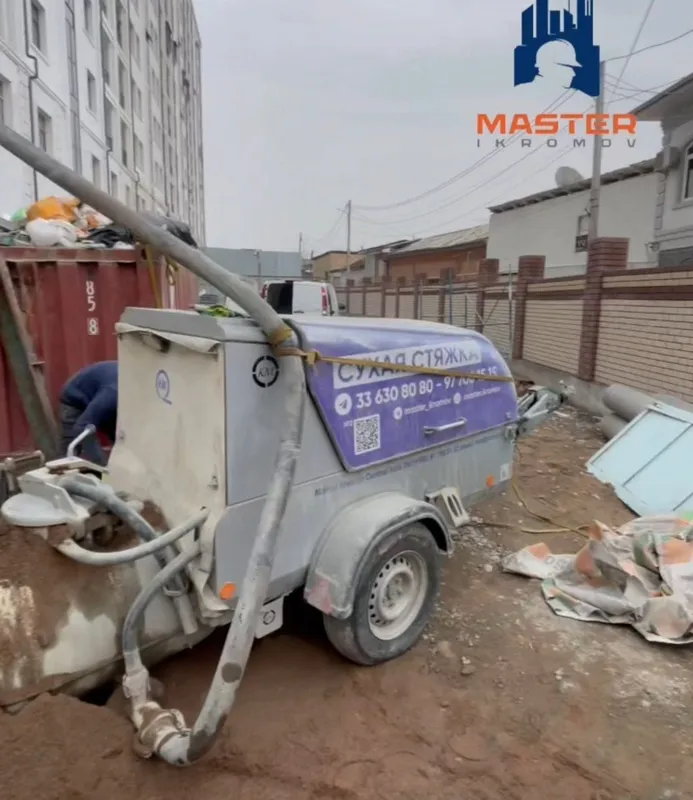 Suxoy styashka sifatli styashka quruq pol стяшка сухая стяжка — фото 1