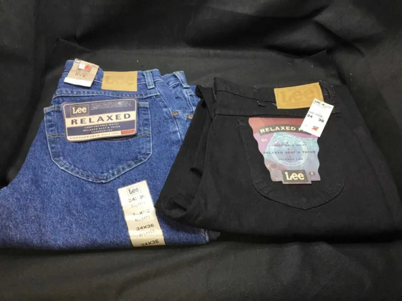 2 пары Lee Relaxed Jeans W34 х L36 — фото 1