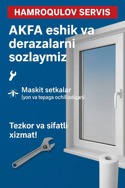 Akfa Eshik va Derazalar: Ishlab chiqarish, O‘rnatish va Sozlash! — фото 3