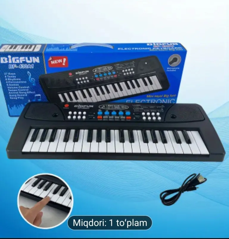 37 tugmachali bolalar pianinosi – musiqaga ilk qadam! Farzandingi