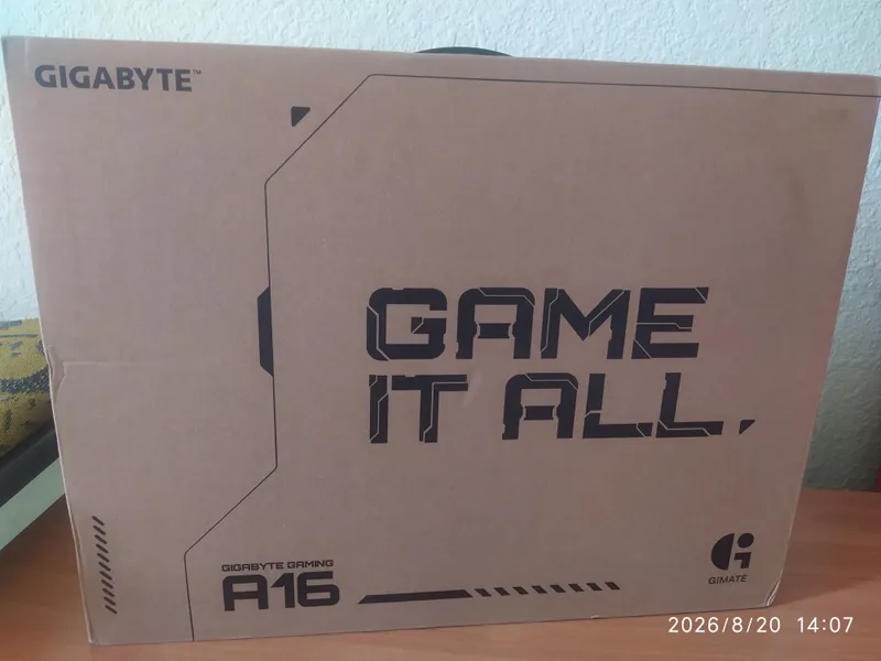 Noutbuk gigabyte a16 gaming ryzen 7 rtx 5060 8gb Laptop 1 Noutbuk gigabyte a16 gaming ryzen 7 rtx 5060 8gb Laptop 1