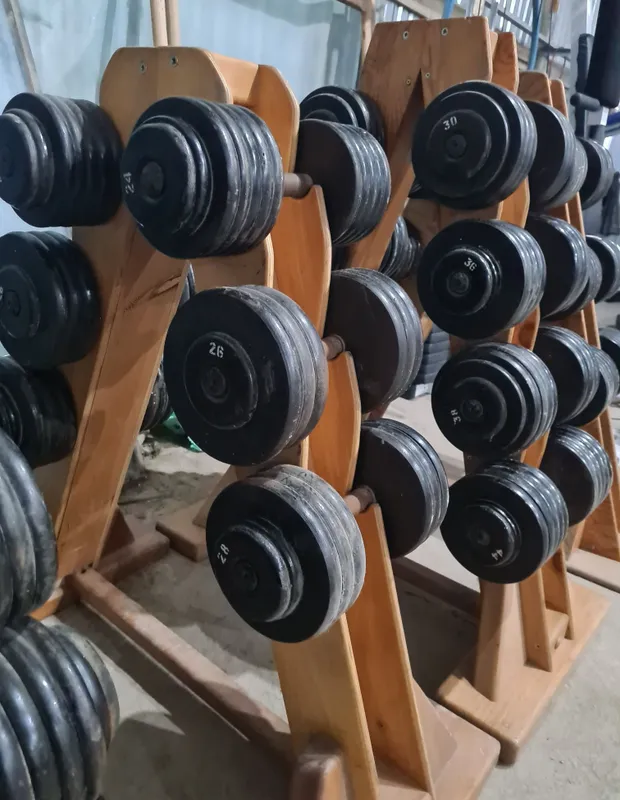 Гантели стилажи и стойки вешать блины СССР — фото 4