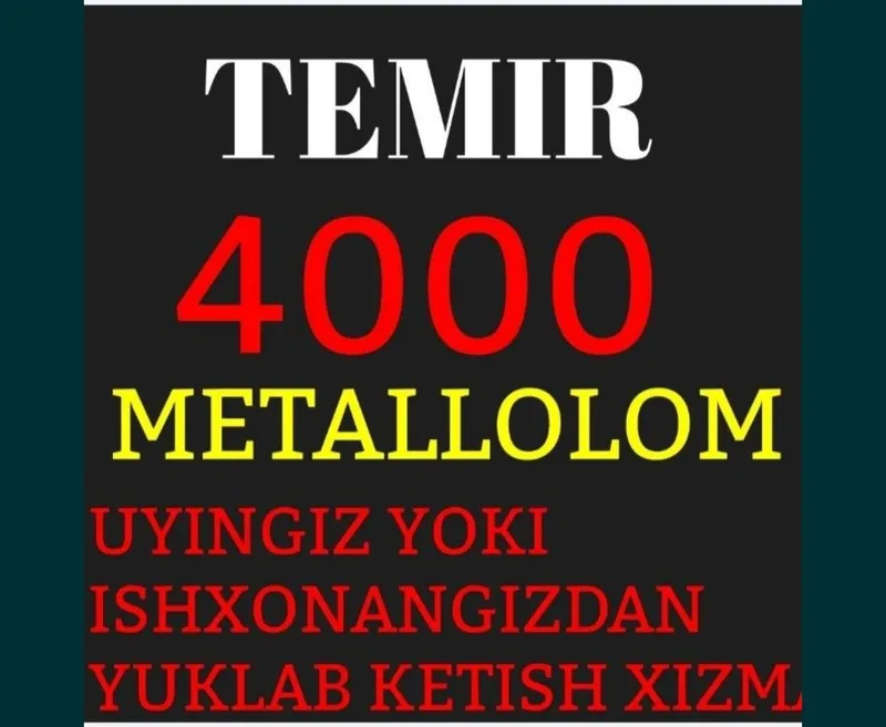 Metallom Olamiz Toshkent shahri buylab