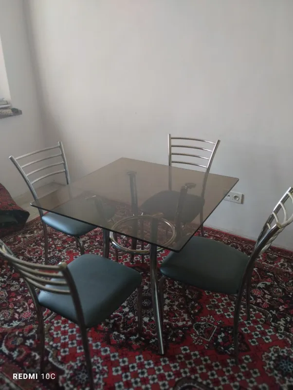 стол и стул из нержавейки 1