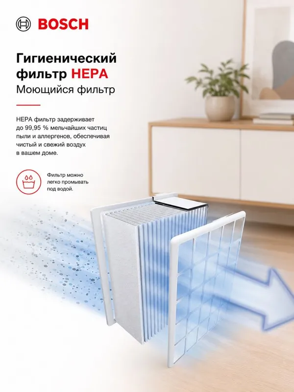 Пылесос контейнерный Bosch BGS412234A Серия 6 без мешка для сбора пыли — фото 3
