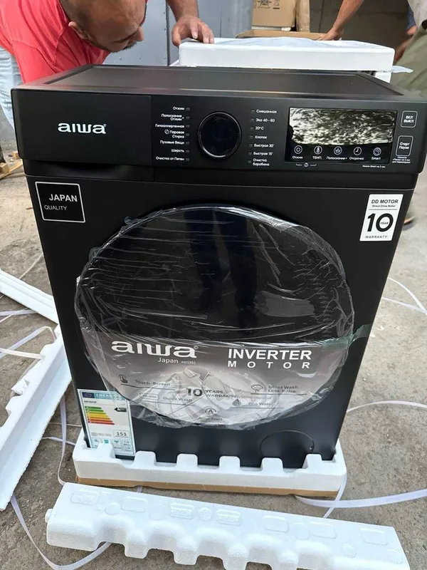Стиральная машина AIWA 10кг, Стирка паром! +Подарок от BOSCH! АКЦИЯ!