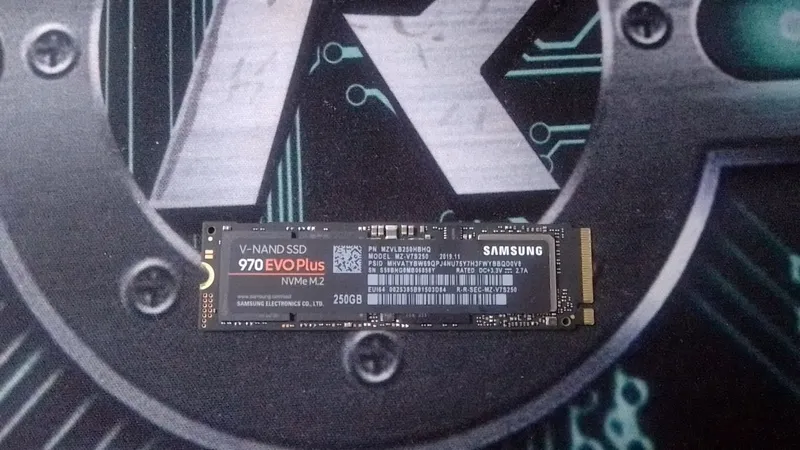 SSD. Samsung NVMe M.2 2