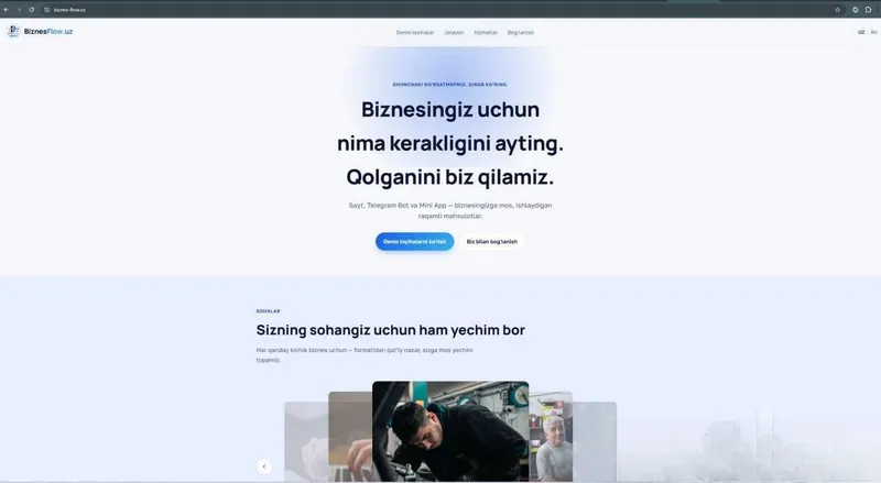 Сайт, Telegram-бот и мини-приложение 1 Сайт, Telegram-бот и мини-приложение 1