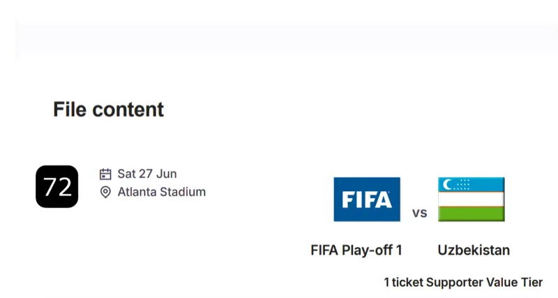 FIFA World Cup 2026. Uzbekistan - DR Congo