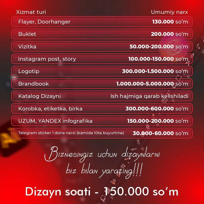 Grafik dizayn xizmati — фото 1