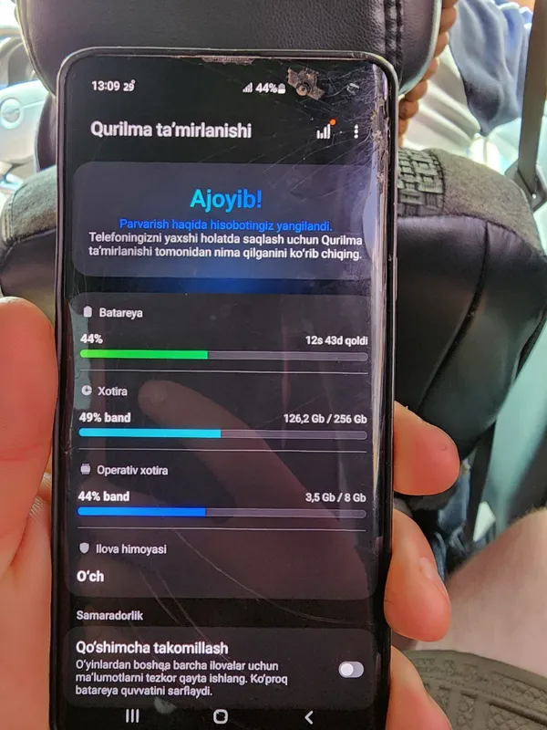 Samsung s10+5g holati yahshi 4