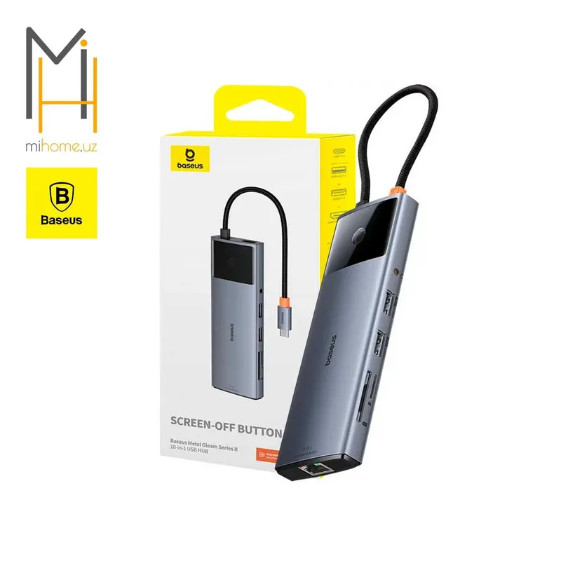 Baseus USB HUB 10 в 1 (BS-OH084) — фото 3