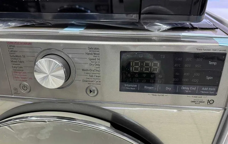 Стиральная машина с сушкой LG 9/5 кг L5C0905PSGC AI DD TurboWash Steam — фото 2