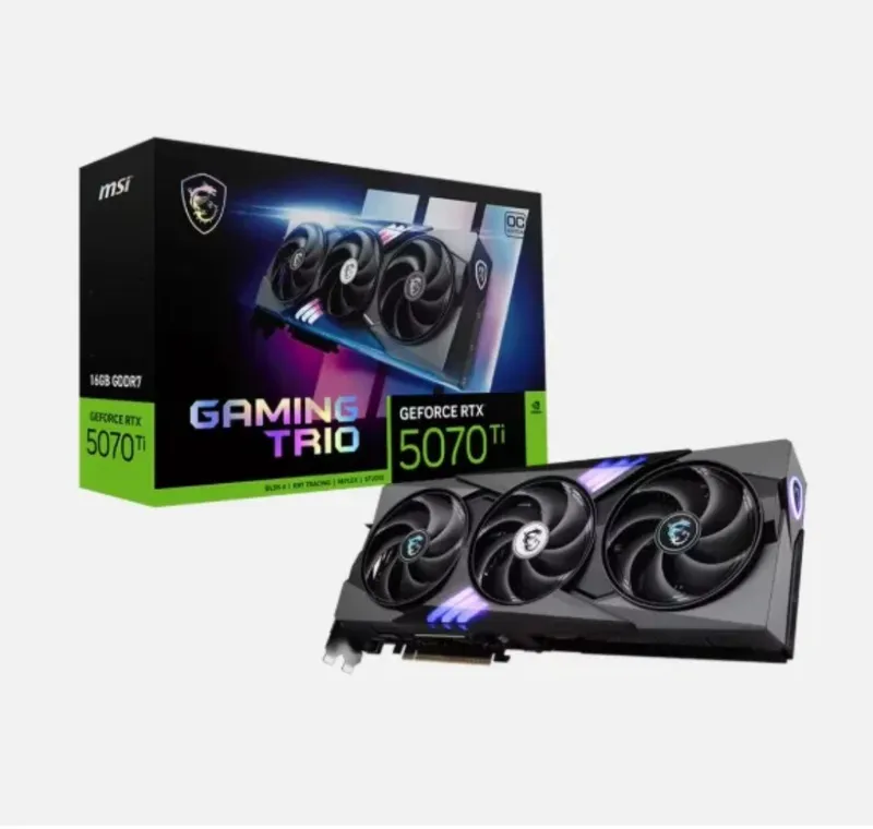 MSI RTX 5070 Ti Gaming Trio 16G абсолютно новая видеокарта MSI RTX 5070 Ti Gaming Trio 16G абсолютно новая видеокарта