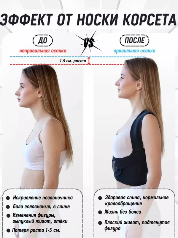 Корсет для осанки, помогающий сохранять правильную осанку 4 Корсет для осанки, помогающий сохранять правильную осанку 4