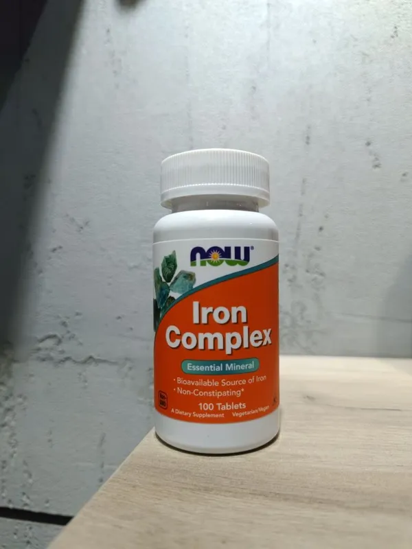 Now Iron complex 100 tablets Now Iron complex 100 tablets