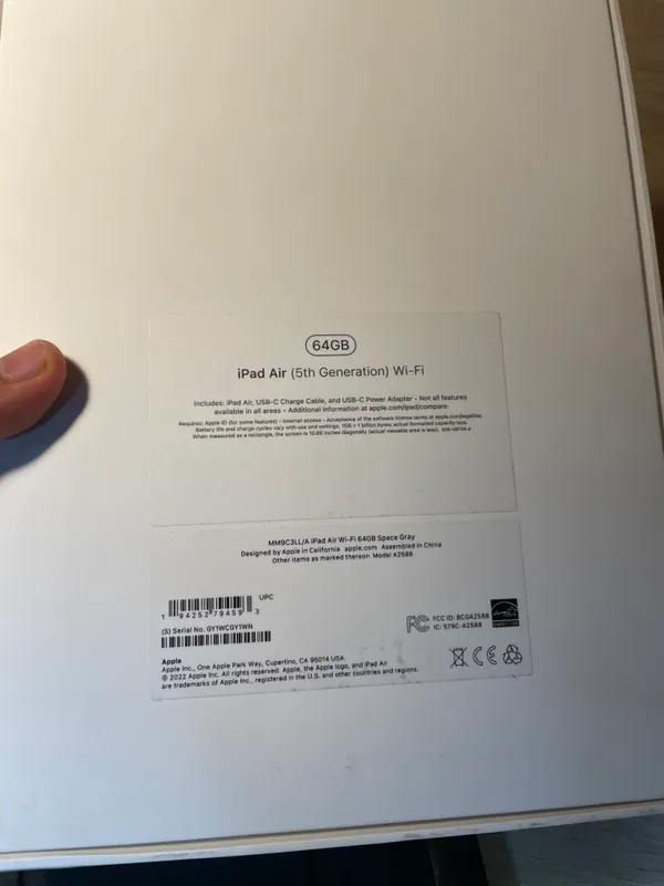 IPad Air 5 M1  Wi-fi 3