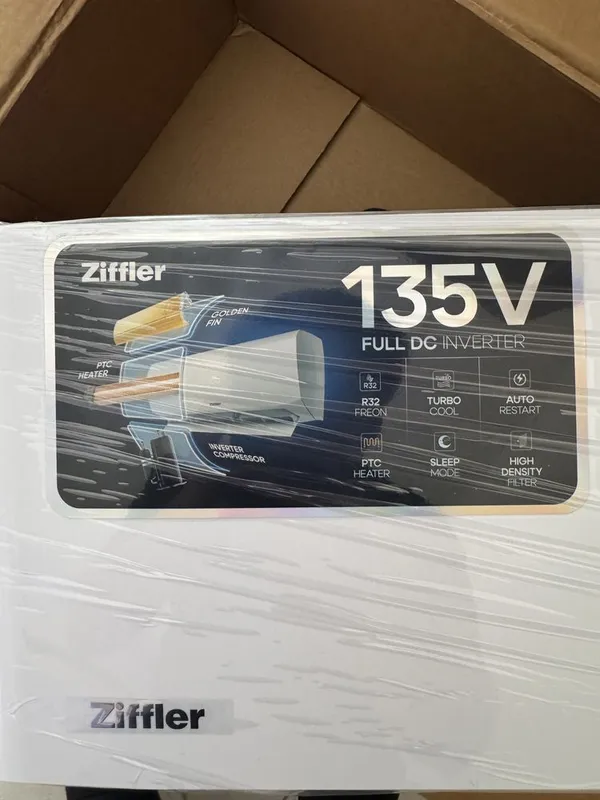 Кондиционер ZIFFLER 12/18/24 Full DC Inverter, R32, Golden Fin, A+++ 2 Кондиционер ZIFFLER 12/18/24 Full DC Inverter, R32, Golden Fin, A+++ 2