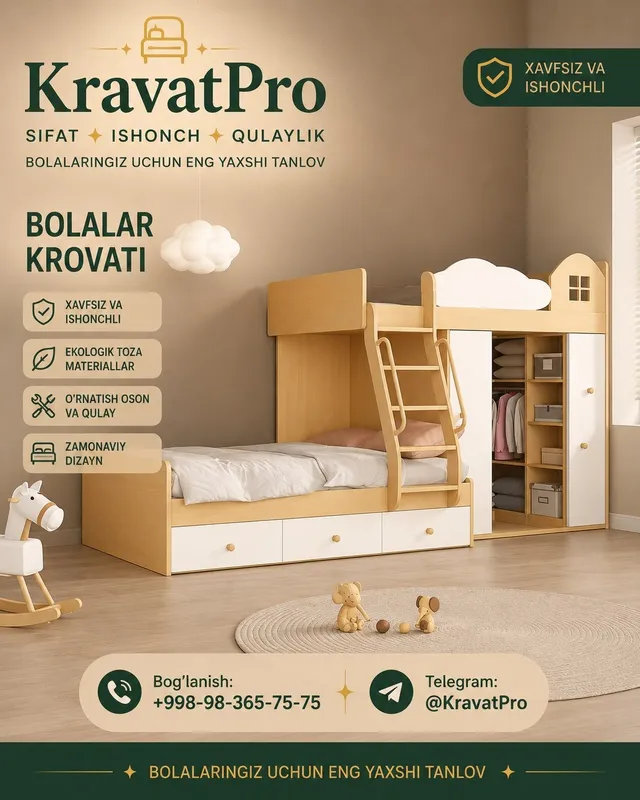 Ikki qavatli karavot 3