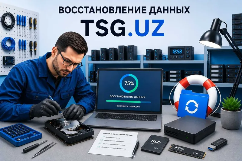 Восстановление данных с любых HDD SSD флешки и тд. Ф/О любая