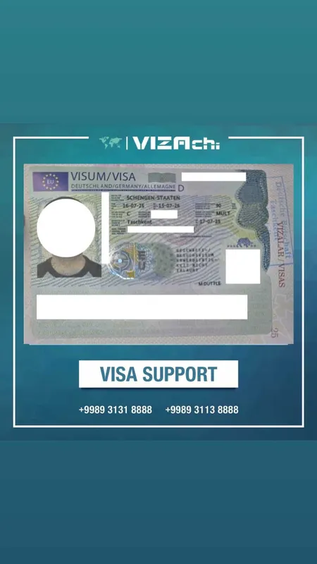 Shengen Germaniya 1yillik viza