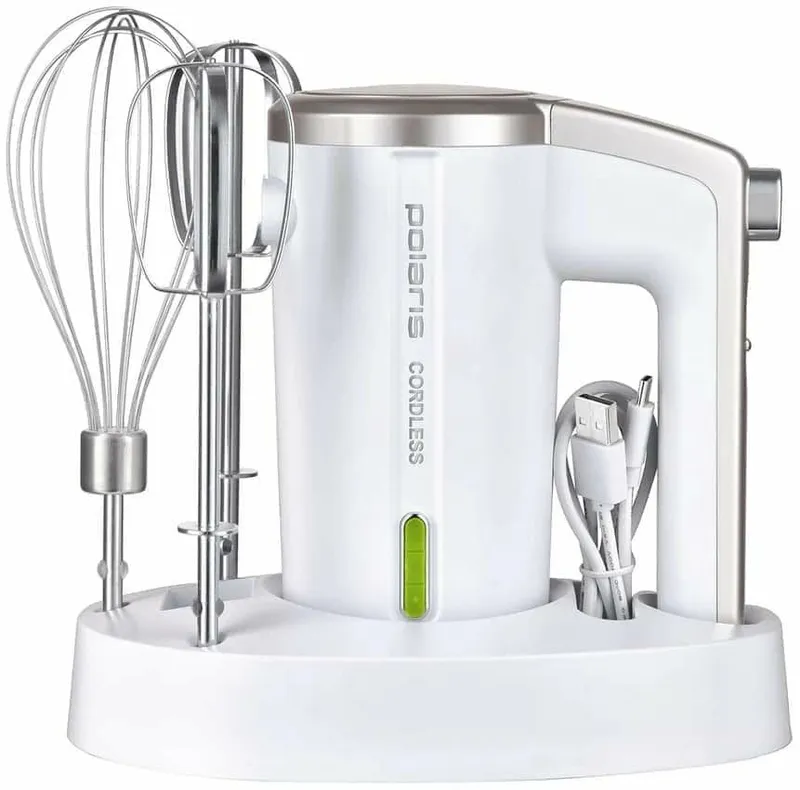 Миксер Ручной Polaris PHM 2024 CordLess White 1 Миксер Ручной Polaris PHM 2024 CordLess White 1
