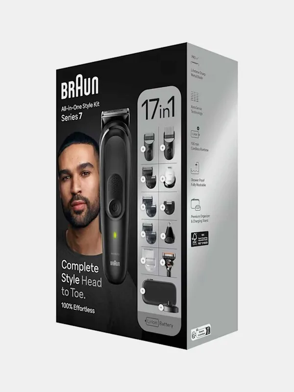 BRAUN MGK7491 триммер универсальный с гарантией год+ доставка на дом. — фото 1