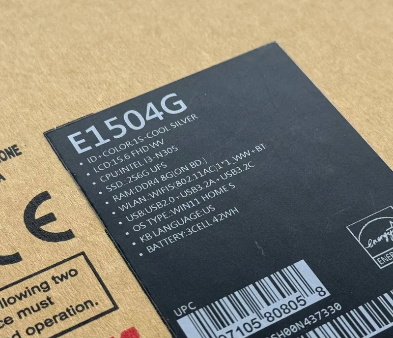 Asus Vivobook — i3 N305 / 256GB NVME M.2 SSD / 8GB — фото 9