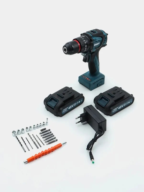 Аккумуляторный шуруповёрт GRAFF 48V Аккумуляторный шуруповёрт GRAFF 48V