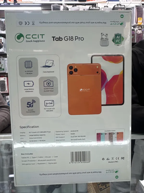 Planhet tap G18pro 2
