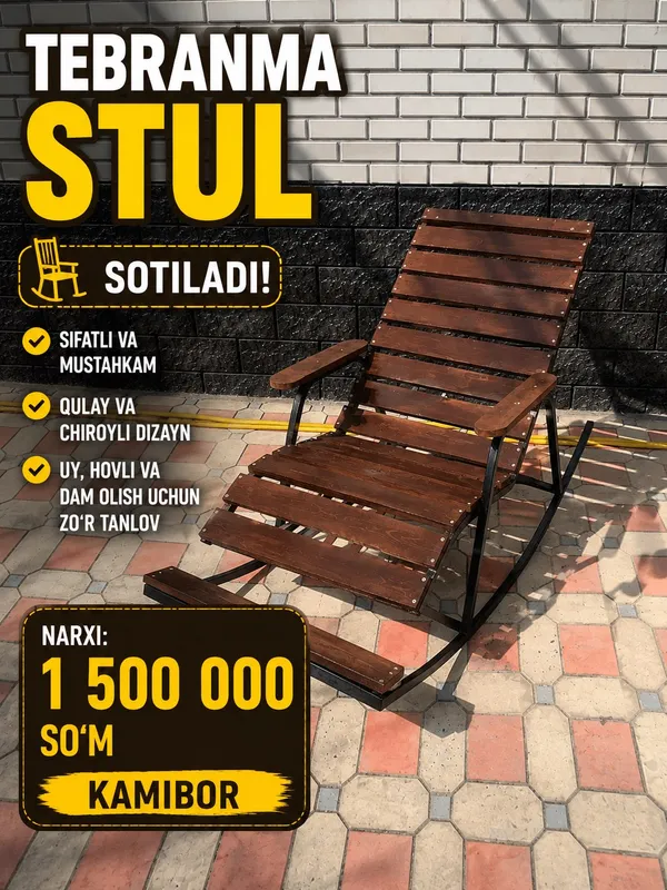 Tebranma kreslo Tebranma kreslo