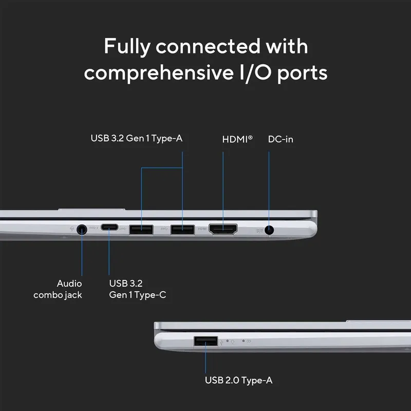 ASUS Vivobook 15 OLED 2.8k 120Hz Intel Core i5-1335U 16ГБ 512 ГБ — фото 4